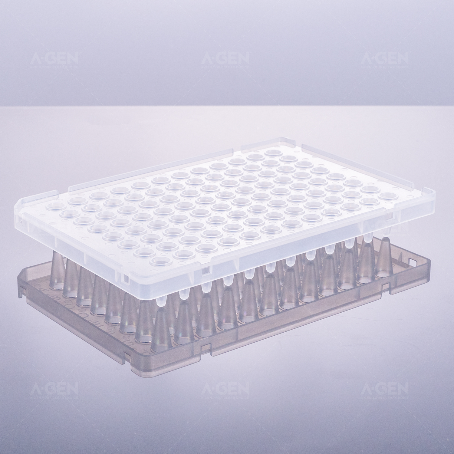 100μL，半裙边、原色标识（磨砂）
